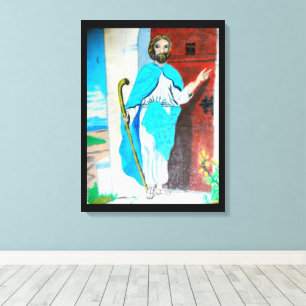 JESUS KNOCKS canvas