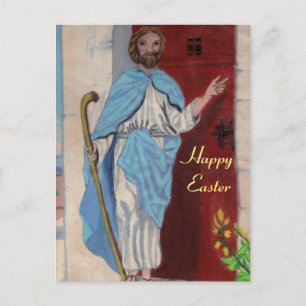 JESUS KNOCKS PÅSK POSTCARD HELG VYKORT