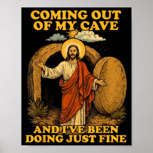 Jesus kom ut ur grottan och mådde braJesus Poster