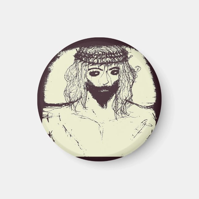 Jesus kommer att spara oss och himlar öppna oss magnet (Framsidan)