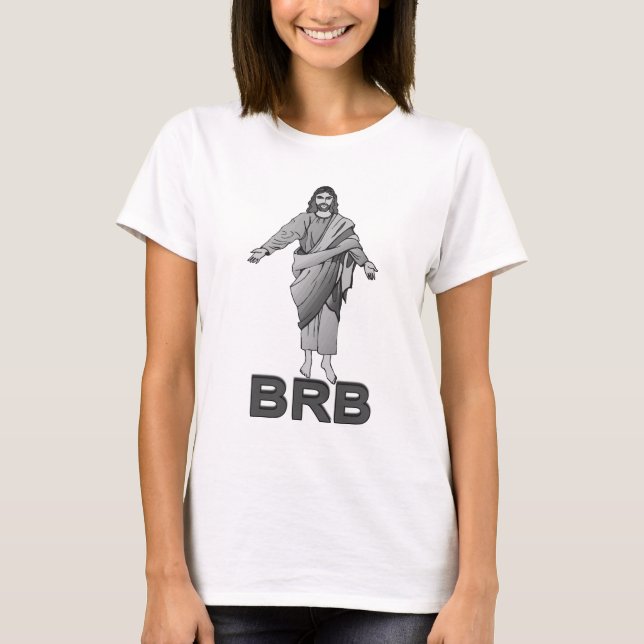 Jesus kommer att vara Höger tillbaka Tee Shirt (Framsida)