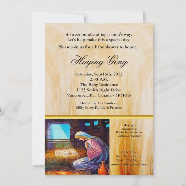 Jesus kommer in i vår värld John 1:14 Inbjudningar (Framsida)