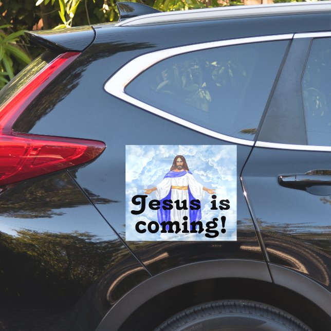 Jesus kommer! klistermärken (Bilsidan)