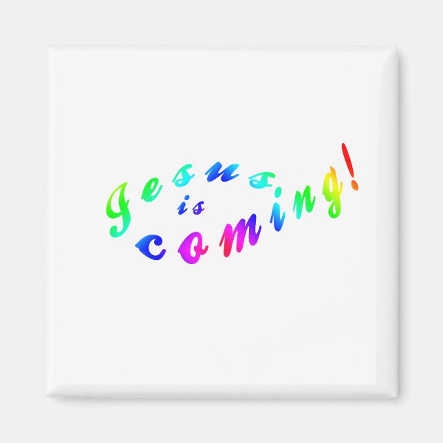 Jesus kommer magnet (Framsidan)
