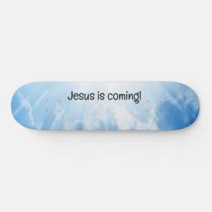 Jesus kommer! mini skateboard bräda 18,5 cm