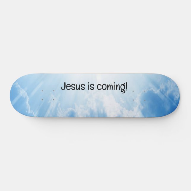 Jesus kommer! mini skateboard bräda 18,5 cm (Horz)