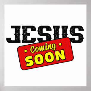 JESUS kommer snart att Poster