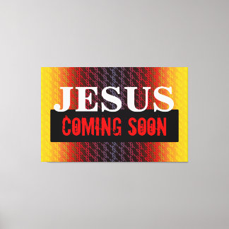 JESUS KOMMER SNART CANVASTRYCK