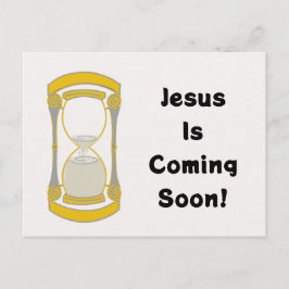 Jesus kommer snart i Guld Vykort