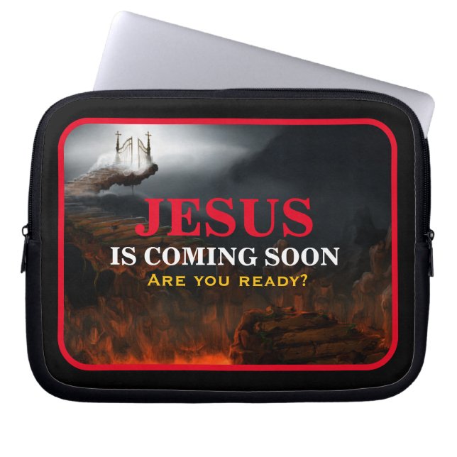 JESUS KOMMER SNART LAPTOP FODRAL (Framsidan)