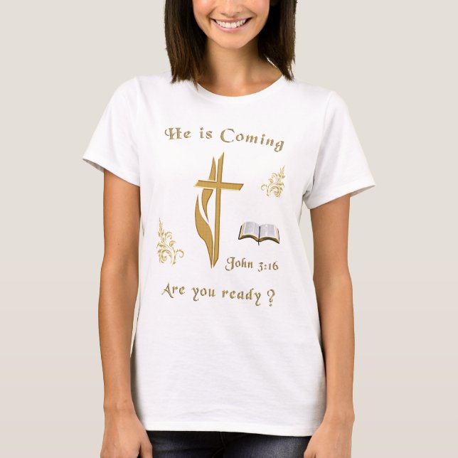Jesus kommer t shirt (Framsida)