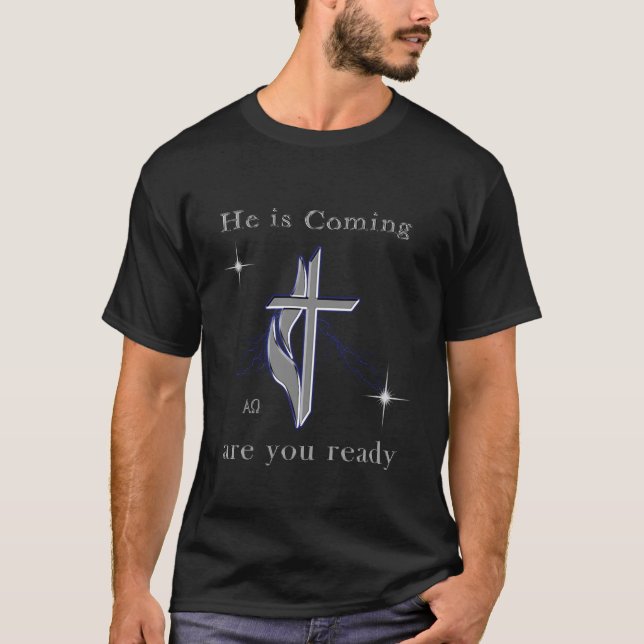 Jesus kommer till t-shirts (Framsida)