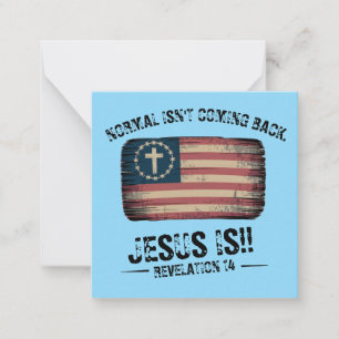 Jesus kommer tillbaka anteckningskort
