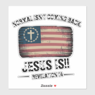 Jesus kommer tillbaka klistermärken