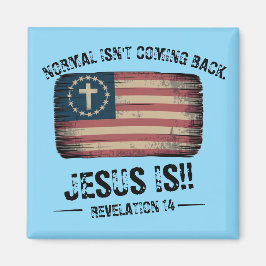Jesus kommer tillbaka magnet