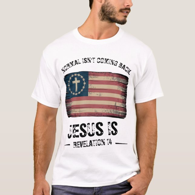 Jesus kommer tillbaka t shirt (Framsida)