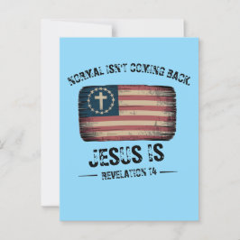 Jesus kommer tillbaka vykort