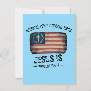 Jesus kommer tillbaka vykort