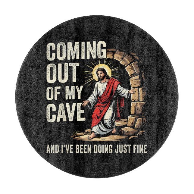 Jesus kommer ut ur min grotta (Framsidan)