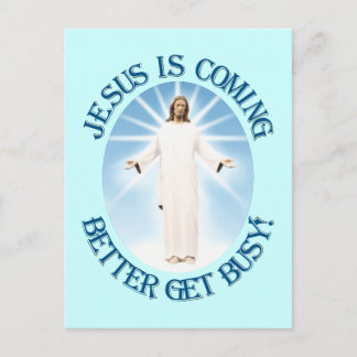 Jesus kommer vykort