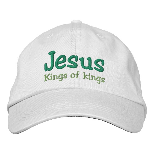 Jesus Konungars konung Broderad Keps (Framsida)