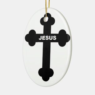 JESUS KOR JULGRANSPRYDNAD KERAMIK