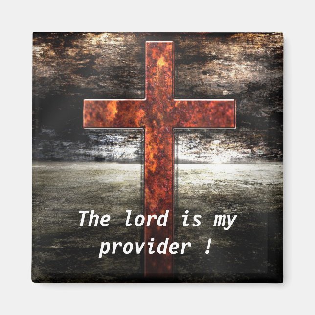 Jesus Kor med bibelskript Magnet (Framsidan)