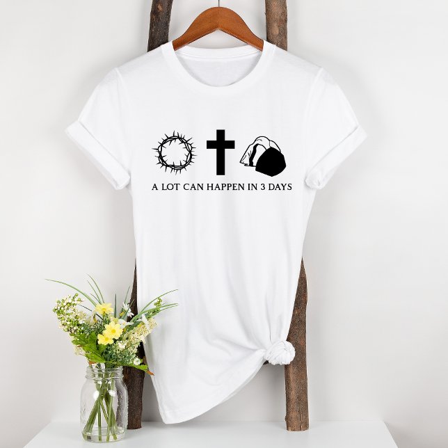 Jesus Kor Resurrecension Påsk 3 dagar Bibel T Shirt (Skapare uppladdad)