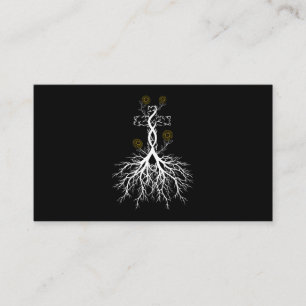 Jesus Kor Roots Sunblommblommors Faith Religiösa Visitkort
