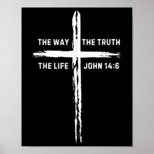 Jesus Kor: Sättet sanning Life Manar Kvinnor Kids Poster