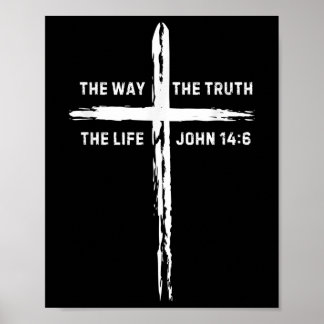 Jesus Kor: Sättet sanning Life Manar Kvinnor Kids Poster