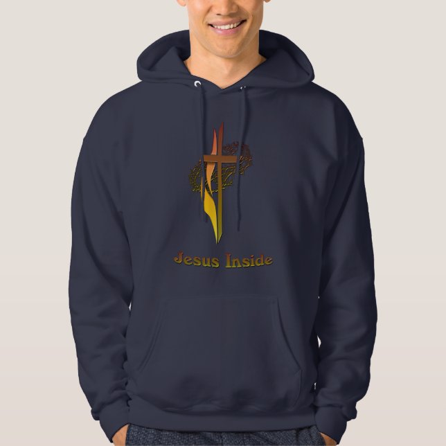 Jesus kor t-shirts hoodie (Framsida)