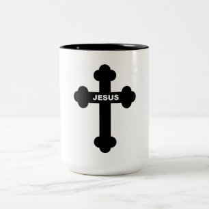 JESUS KOR Två-Tonad MUGG