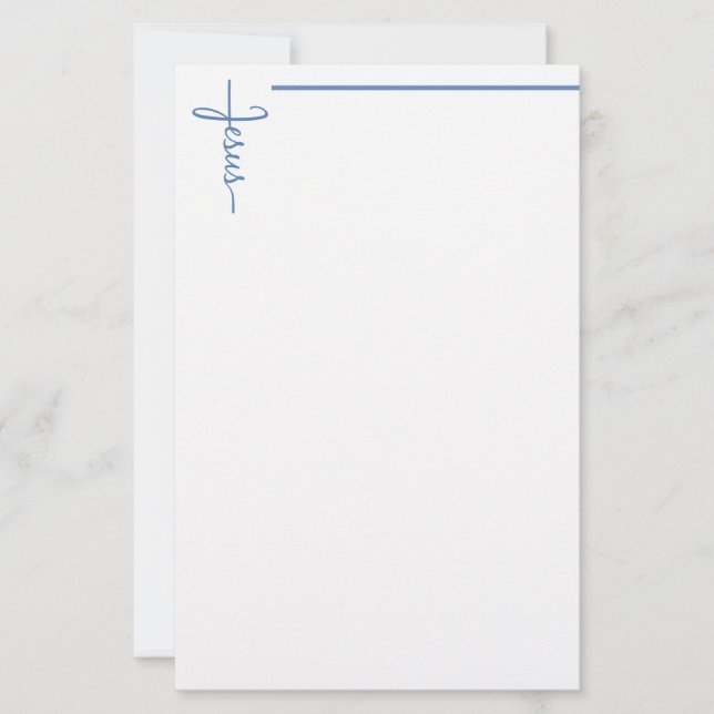 Jesus kors brevpapper (Framsida)