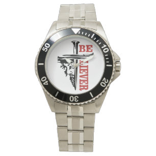 Jesus Kors Nageldesign – Kraftfull Kristendom Armbandsur