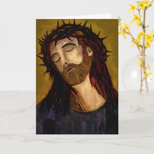 Jesus Kort (Gul blomma)