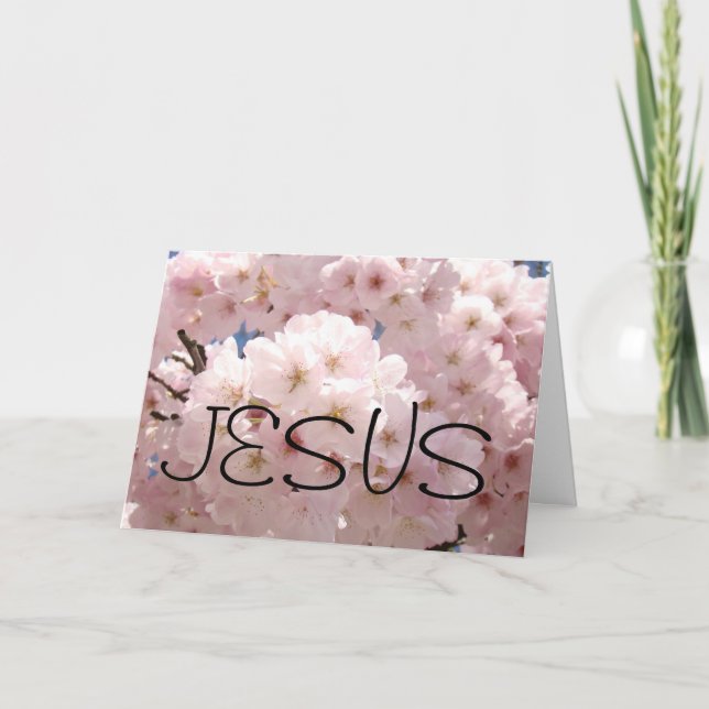 JESUS-kort Julhälsningskort Helgkort (Framsida)