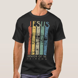 JESUS Kreator of the Rainbow Noah and the Ark T Shirt