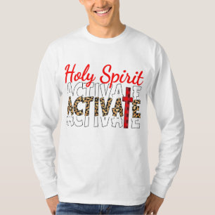 Jesus Kristans Heliga Spirit Aktivera Religiösa mi T Shirt