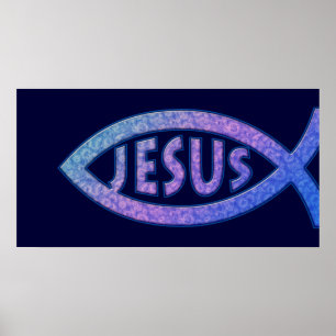 Jesus - kristen affisch