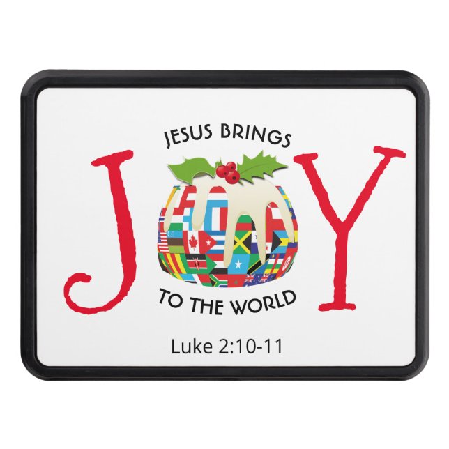 JESUS | kristen | JOY TO THE WORLD | Jul Dragkroksskydd (Framsidan)
