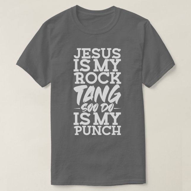 Jesus kristen Tang Soo Do T Shirt (Design framsida)
