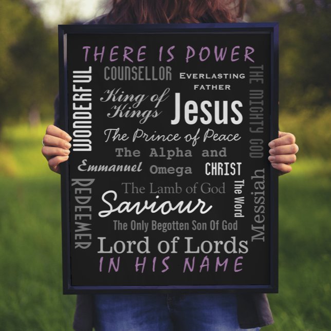 Jesus kristes mäktiga Namn Poster (Skapare uppladdad)