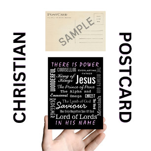 Jesus kristes mäktiga Namn Vykort