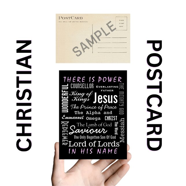 Jesus kristes mäktiga Namn Vykort (Skapare uppladdad)
