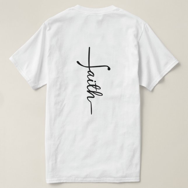 Jesus Kristi T-Shirt för män (Design baksida)