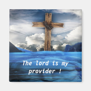 Jesus Kristianity Kor med bibelskript Magnet