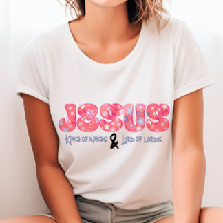 Jesus kristna kvinnor t shirt