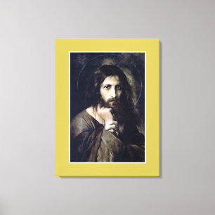 Jesus Kristus 1888 av Georg Karl Franz Cornicelius Canvastryck