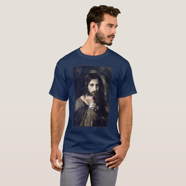 Jesus Kristus 1888 av Georg Karl Franz Cornicelius T Shirt (Hel framsida)
